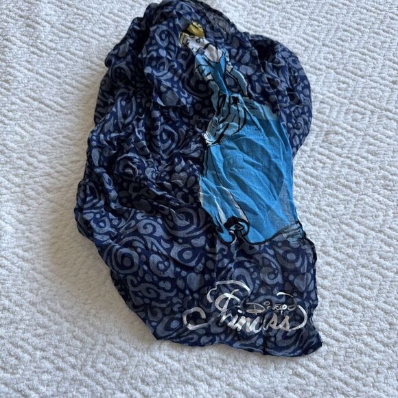 Disney Parks Adults Princess Sheer Scarf Cinderella 100%Rayon - Picture 5 of 5